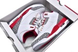 LJR Air Jordan 3 Retro Cardinal Red CT8532-126