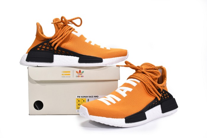 LJR Pharrell Williams x Adidas Originals NMD HU Hue Man Tangerine BB3070