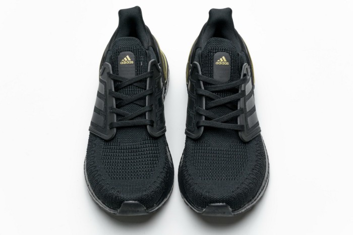 LJR Adidas Ultra Boost 20 CONSORTIUM Black Gold Real Boost EG0754