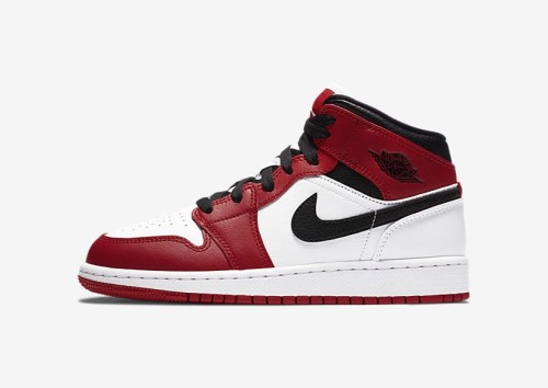 LJR Air Jordan 1 Mid Gym Red 554725-173