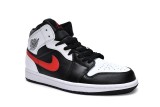 LJR Air Jordan 1 Mid Chile Red 554724-075