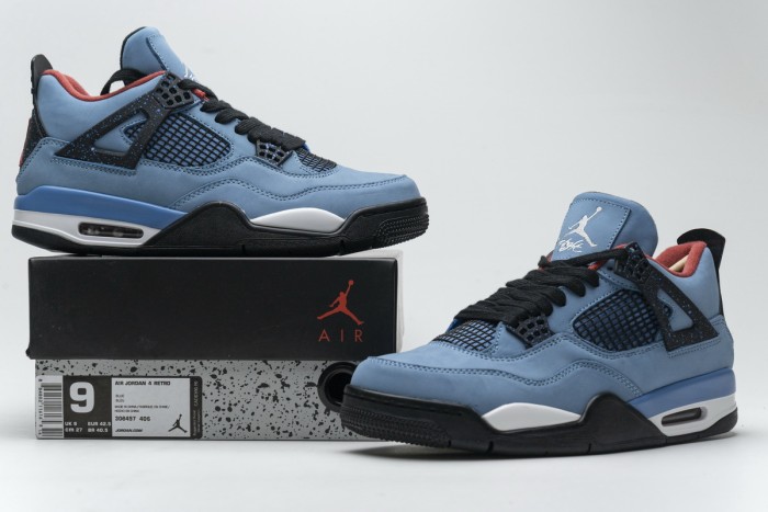 Special Air Jordan 4 Retro Travis Scott Cactus Jack 308497-406