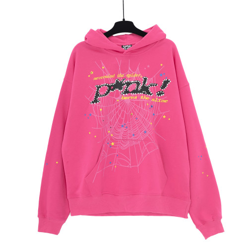 [Add One] Sp5der P*nk Hoodie 'Pink'