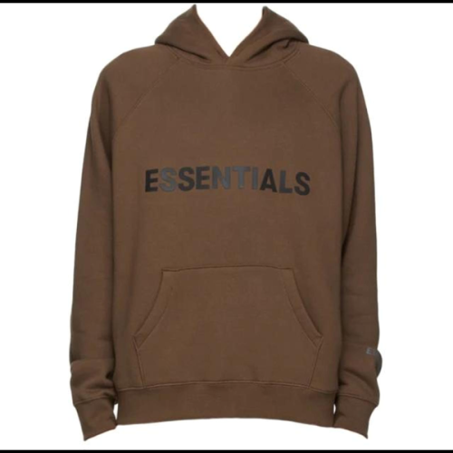 Fear Of God Essentials Pullover Hoodie Brown