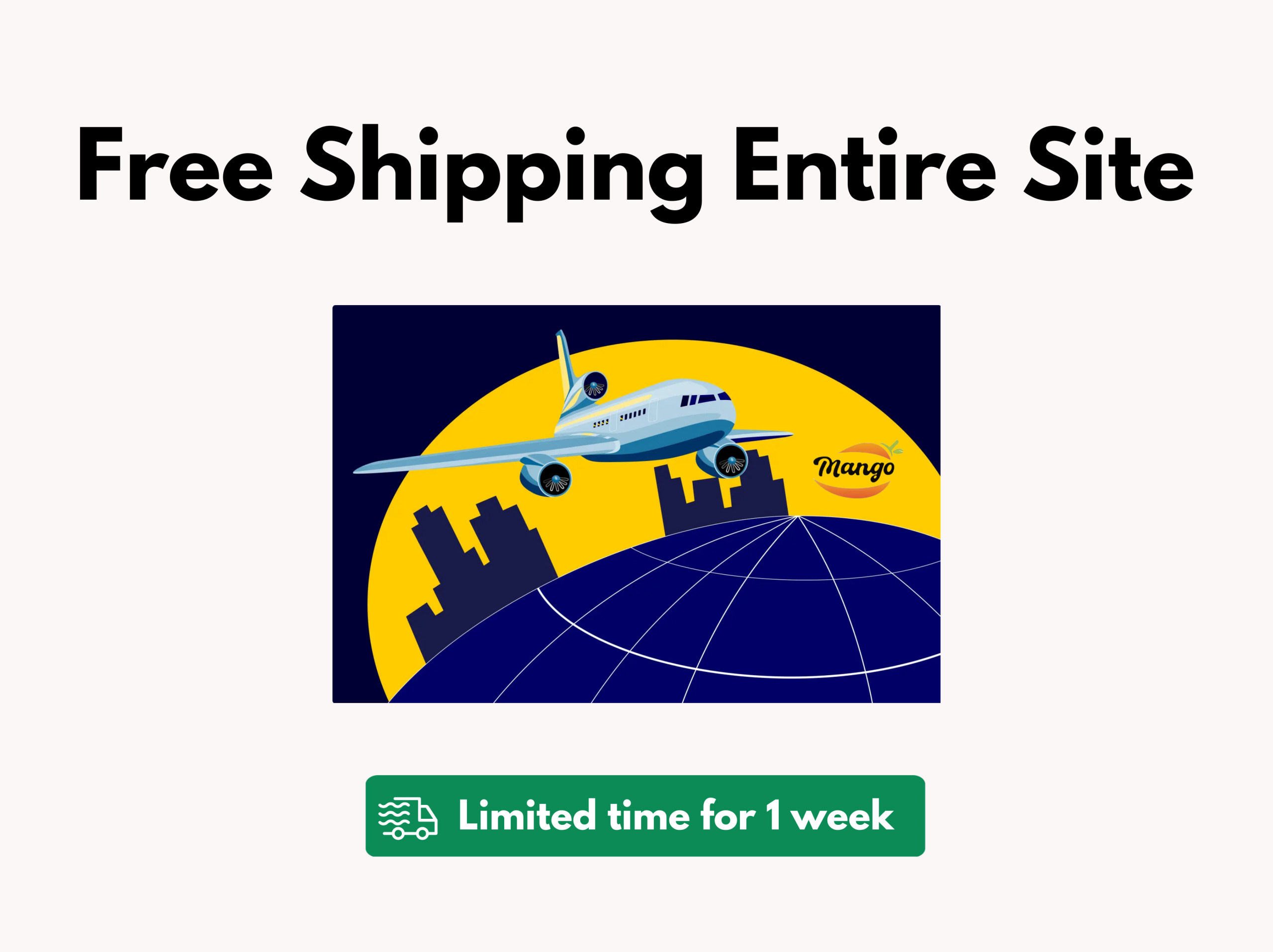  Free Shipping <br /> Entire Site