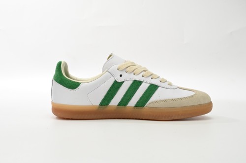 OG Adidas Originals Samba Vegan Green And White HQ6075