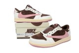 LJR Travis Scott x Air Jordan 1 Low OG SP Dark Pony Pink DZ4137-206