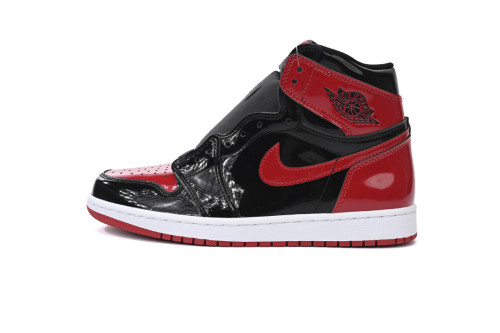 LJR Air Jordan 1 High OG Bred Patent 555088-063