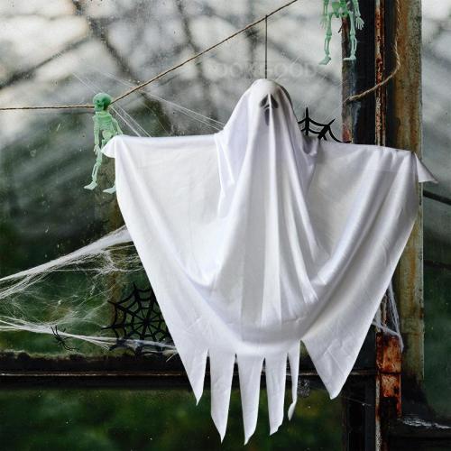 White Ghost Hanging For Halloween Decoration