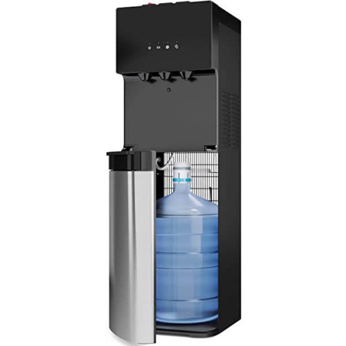 Bottom Loading Water Cooler Water Dispenser with BioGuard- 3 Temperature Settings - Hot, Cold & Room Water, Durable Stainless Steel Construction, Anti-Microbial Coating- UL/Energy Star Approved