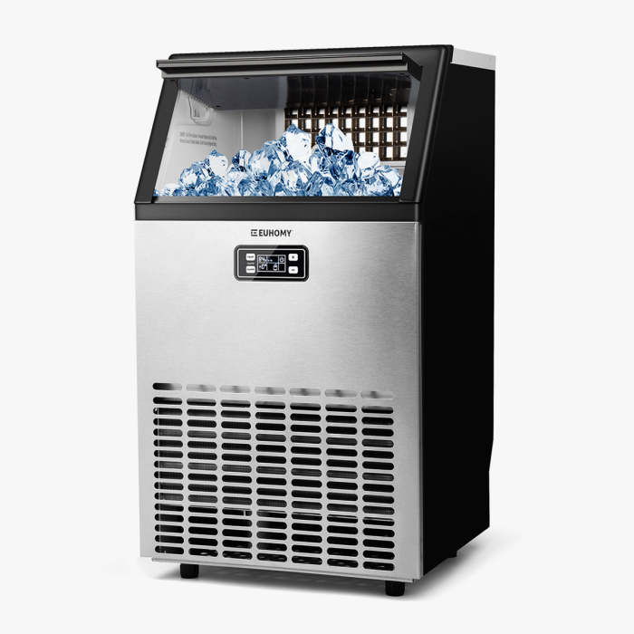 Euhomy Commercial Ice Maker 100Lbs/day