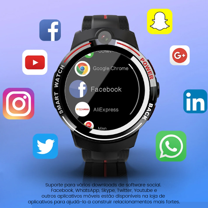 aplicativo relógio inteligente
