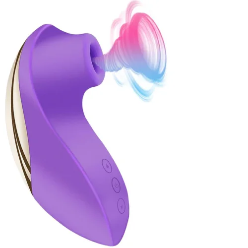 2-in-1 Mini Clitoral Sucking Vibrator For Female 10 Sucking Modes Rechargeable Quiet Nipples Sucker Stimulator Women Masturbator