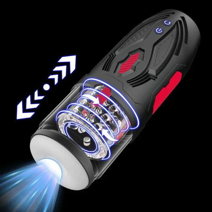 Automatic Male Masturbators Cup with 7 Thrusting & Rotating 3D Realistic Masturbator Toy Adult Sex Toys for Men