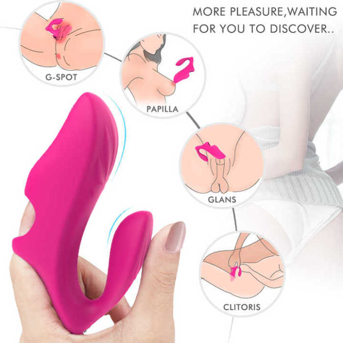Mini Finger Vibrators Sex Toys for Women Clitoris G Spot Stimulator Finger Vibrator Massage Usb Silicone Finger