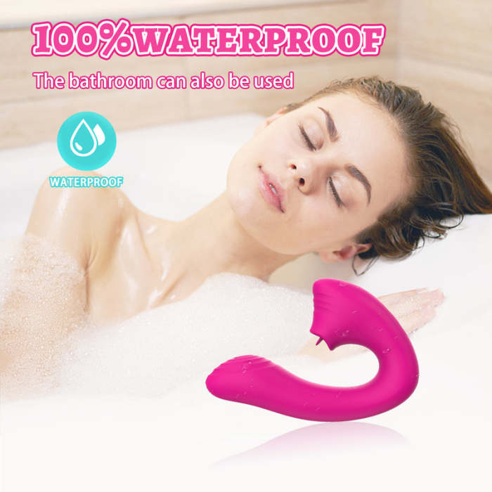 2-In-1 Sucking Tongue Licking Vibration for Female