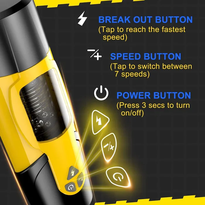 Male Masturbator with Vibrating and Suction Realistic Toys for Men