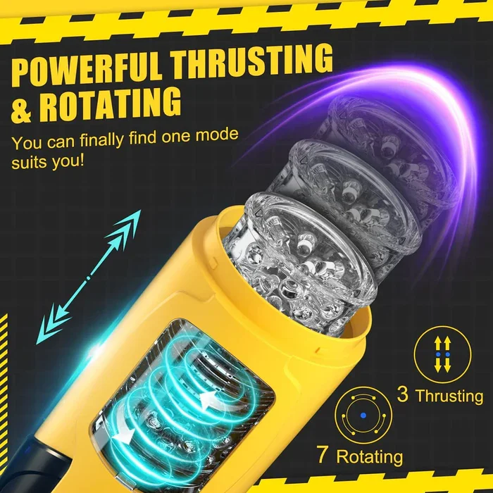 Male Masturbator with Vibrating and Suction Realistic Toys for Men