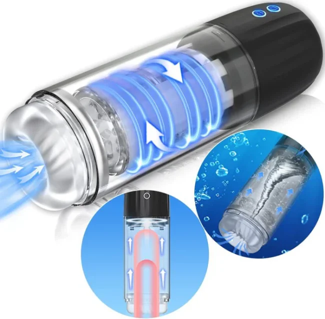 Automatic Rotating Sucking Male Masturbator for Men