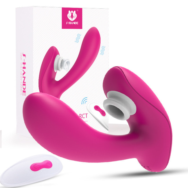 Wearable Vibrator Waterproof G-Spot Clitoral Sucker and Vibrator