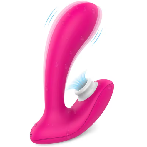 Wearable Vibrator Waterproof G-Spot Clitoral Sucker and Vibrator