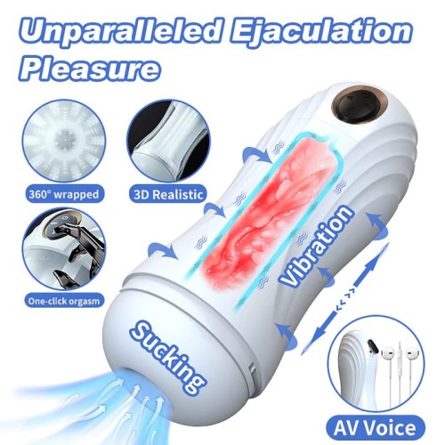 Multi Frequency Mode Masturbator Automatic Cup For Men