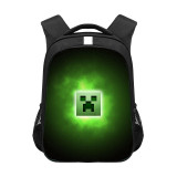 Minecraft Sac à Dos Creeper Sac d'école Enfants Grande Capacité