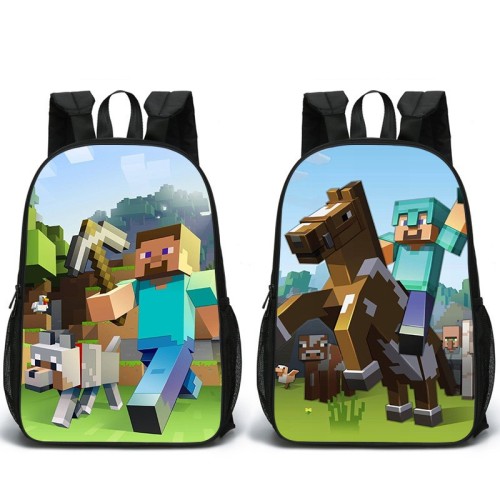 Minecraft Sac à Dos Double Face Sac Enfant