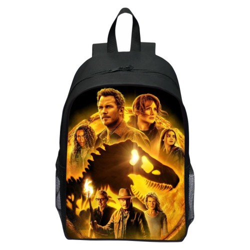 Sac à Dos Jurassic World 3 Sac école Sac épaule Enfant