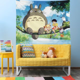 Tapisserie Murales Totoro Tenture Murale Décoration pour Chambre