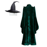 Costume Harry Potter Minerva McGonagall Cosplay Femme Déguisement