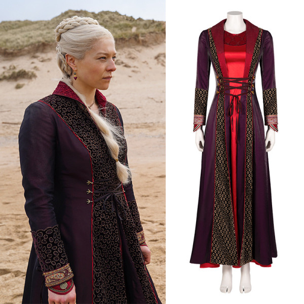 House of the Dragon Rhaenyra Targaryen Tenue Costume Cosplay Déguisement