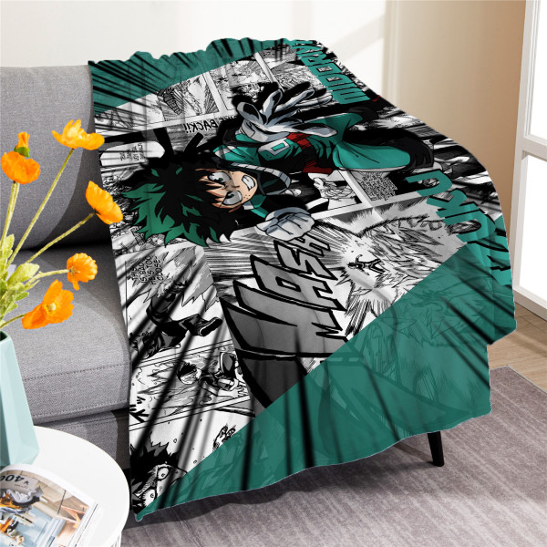 Couverture de Canapé My Hero Academia Couvertures en Molleton de Flanelle Plaid