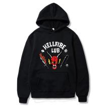 Stranger Things 4 Hellfire Club Sweat à Capuche Sweatshirt Pull à Capuche