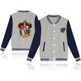 Harry Potter Veste de Baseball Blouson à Boutons Jacket College