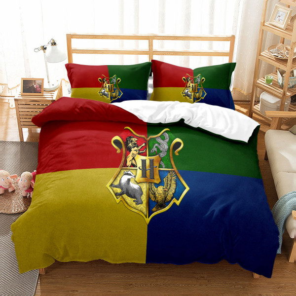 Harry Potter Hogwarts Housse de Couette Parure de Lit Cadeau Enfant