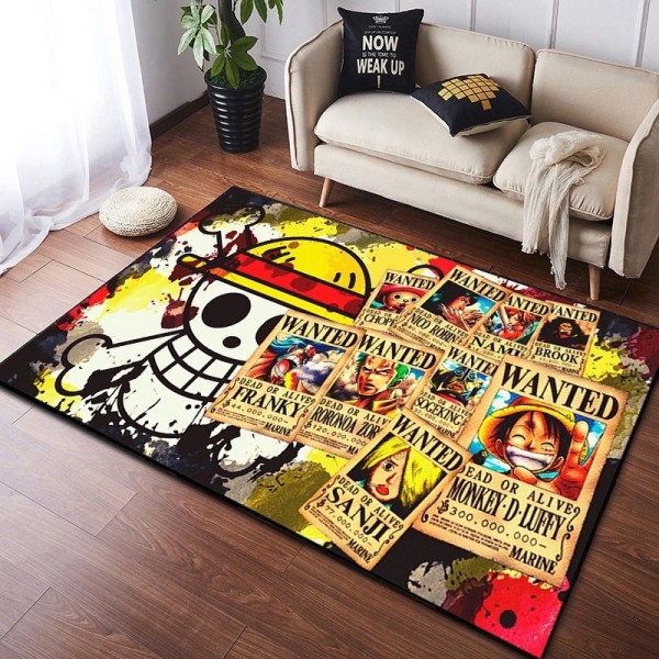 One Piece Tapis de Salon Tapis Chambre Grand Tapis de Sol Tapis d'Entrée