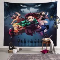 Demon Slayer Tenture Murale Tapisserie Murale Cadeau Noel