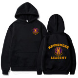 Wednesday Nevermore Academy Sweat à Capuche Sweatshirt Pull à Capuche