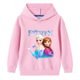 Reine des Neiges Sweat à Capuche Enfants Pull à Capuche Sweatshirt à Capuche