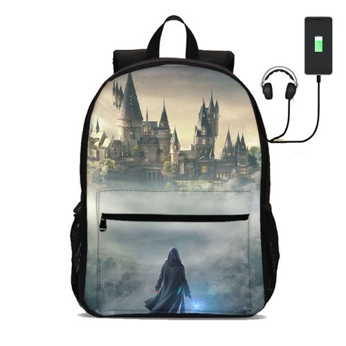 Hogwarts Legacy Sac à Dos Sac école Sac Scolaire 47cm Sac d'épaule