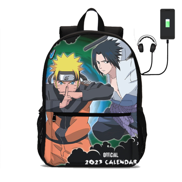 Naruto Sac à Dos Sac école Sac Scolaire 47cm Sac d'épaule