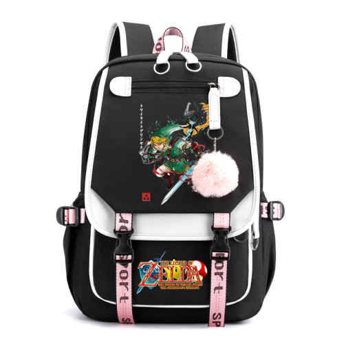 Légende de Zelda Sac à Dos Sac épaule 46cm Sac école Grande Capacité