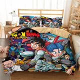 Dragon Ball Super Housse de Couette avec Taie d'oreiller Parure de Lit