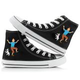 Les Aventures de Tintin Chaussures de Sport Basket Garçons Filles Cadeau Anniversaire