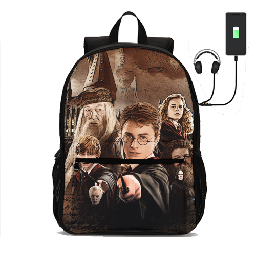 Harry Potter Sac à Dos Sac école Sac Scolaire 47cm