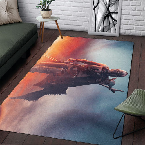 Mandalorian Tapis de Sol Tapis d'Entree de Porte Tapis Grande Tapis de Salon