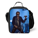 Johnny Hallyday Sac Isotherme Portable Sac à Lunch Sac de Repas