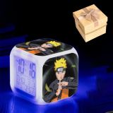 Naruto Réveil LED Enfants Cadeaux Radio Réveil avec Boîte aux Cadeaux