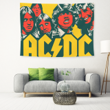 ACDC Tenture Murale Tapisserie Murale Décoration Murale